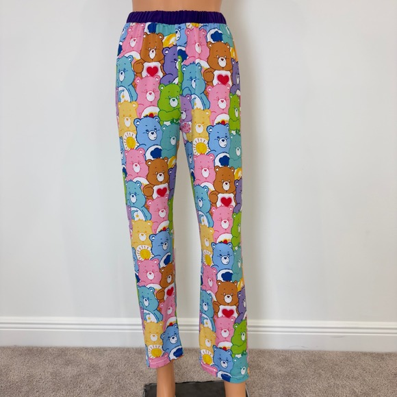 Care Bears Other - Care Bears Pajama Pants Womens Purple Elastic Waist All Over Print Lounge Pants